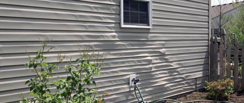 Melted Vinyl Siding